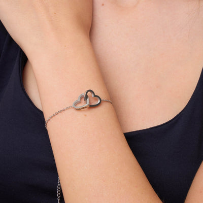 Pulsera Corazones Personalizada