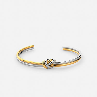 Brazalete rígido con nudo