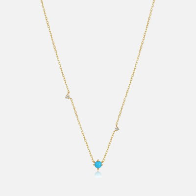 Turquoise Pearl Necklace