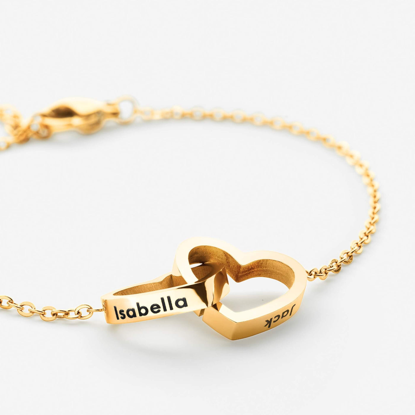 Pulsera Corazones Personalizada