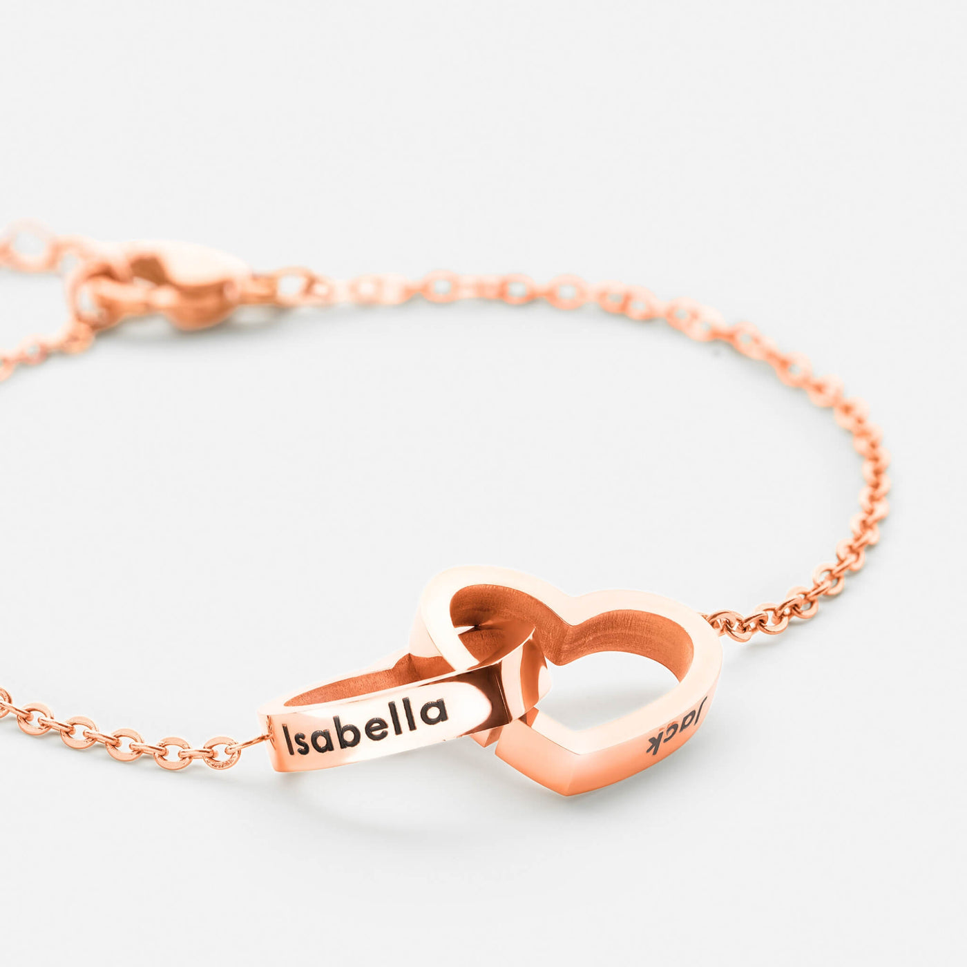 Pulsera Corazones Personalizada