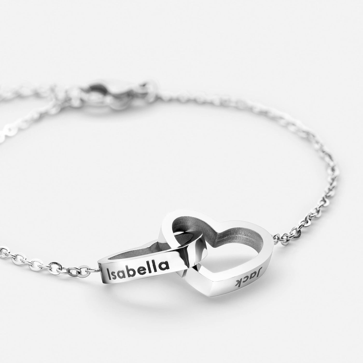 Pulsera Corazones Personalizada