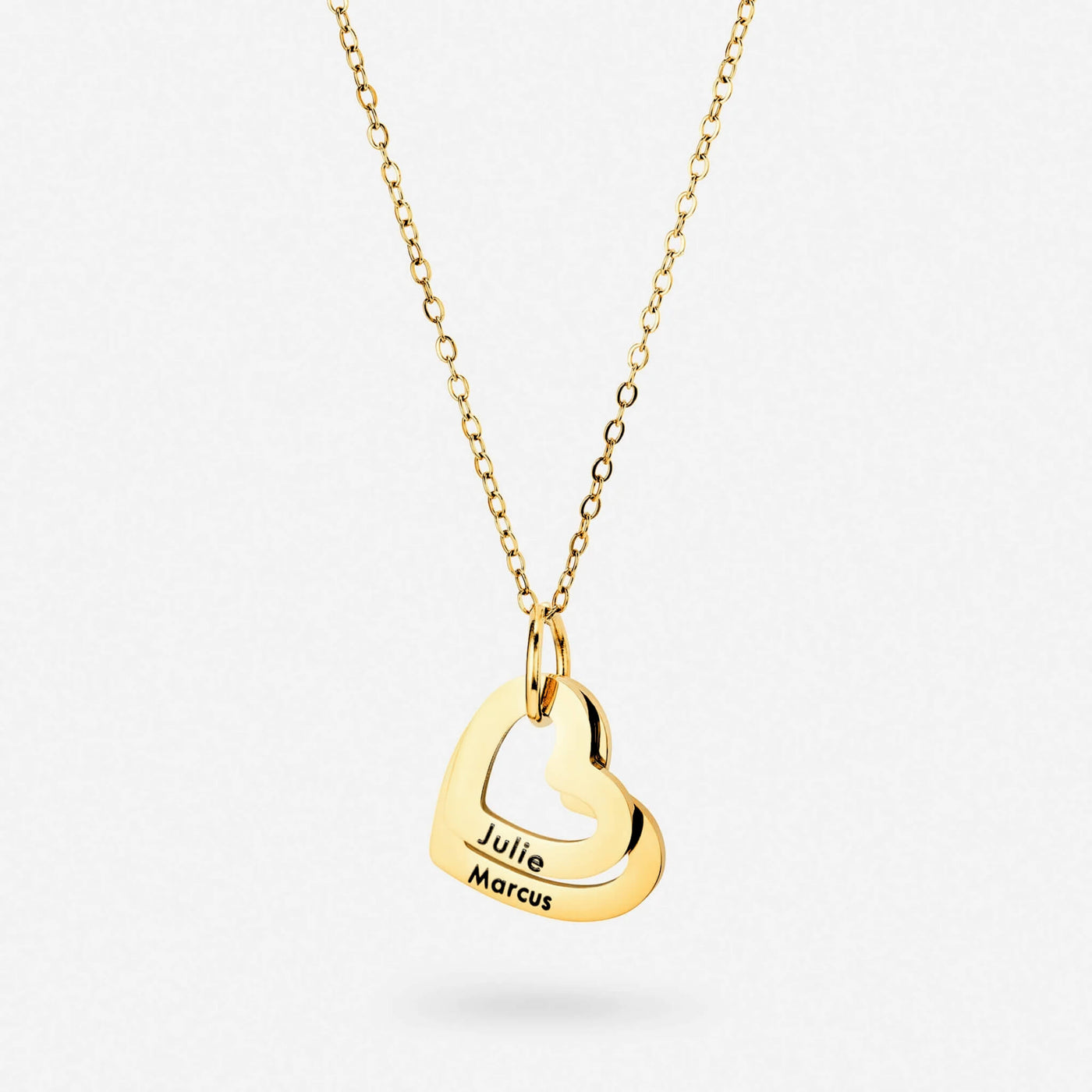 Collar Corazones Personalizado