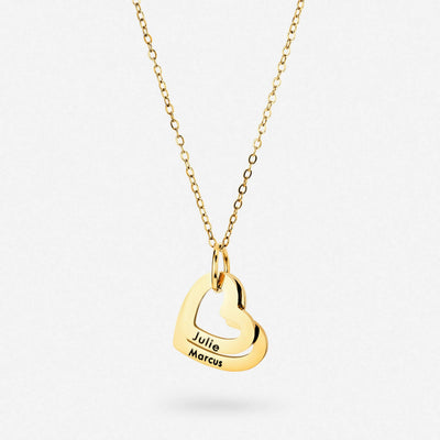 Collar Corazones Personalizado