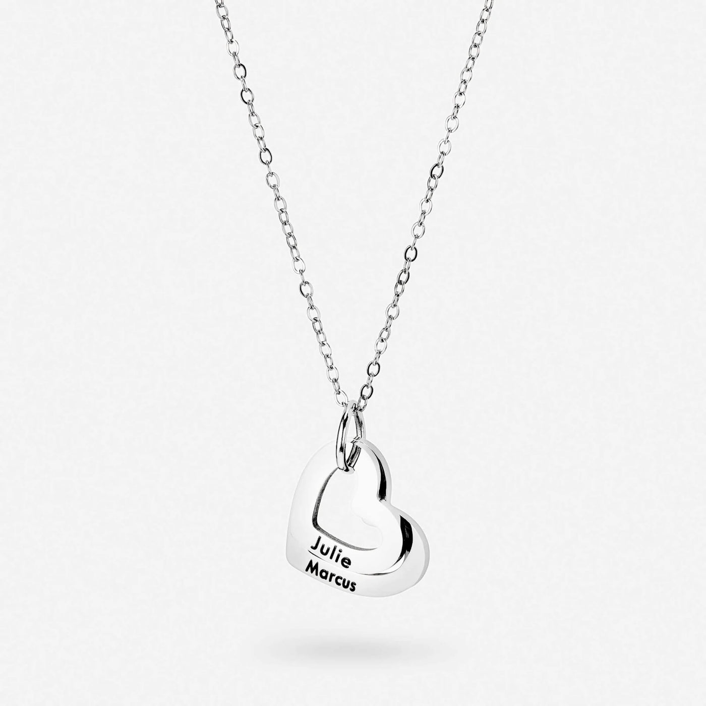 Collar Corazones Personalizado