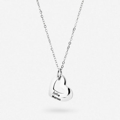 Collar Corazones Personalizado
