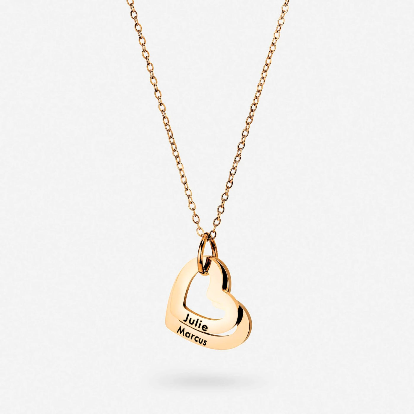 Collar Corazones Personalizado