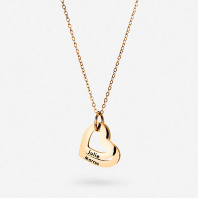Collar Corazones Personalizado