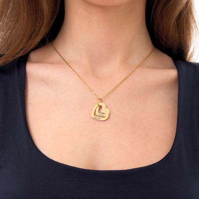 Collar Corazones Personalizado