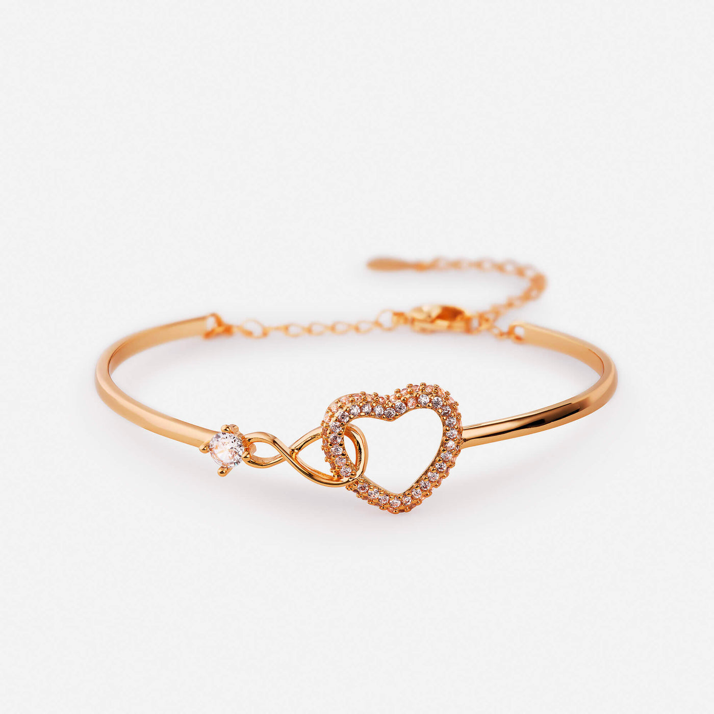 Pulsera Infinity Love Oro Rosa